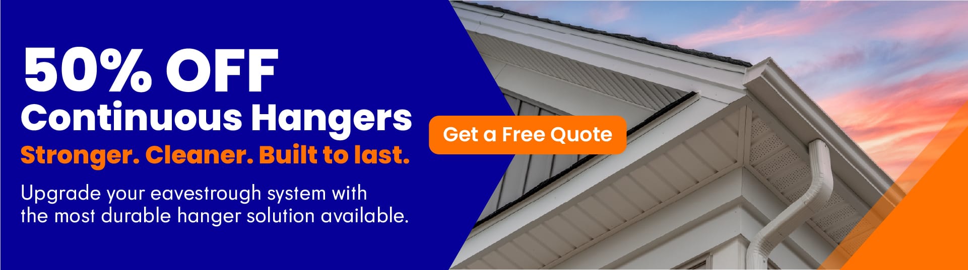 EAVESTROUGH Installation Promotion Banner